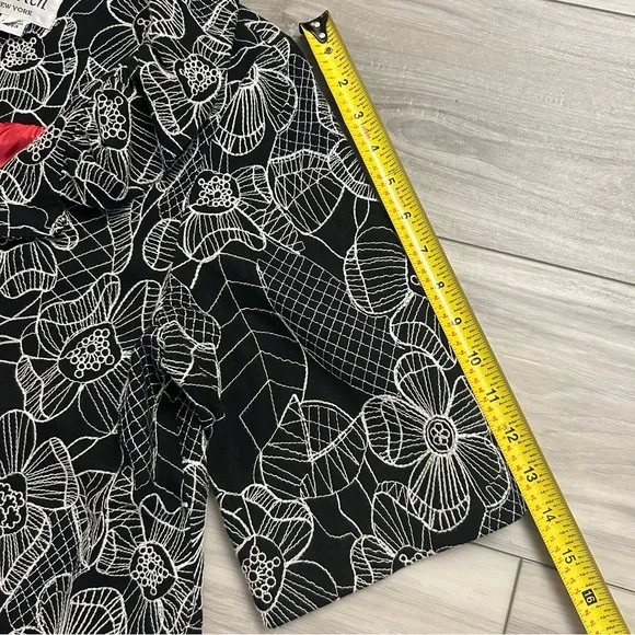 An Ren New York Women’s Linen Blazer Jacket Embroidered  Button Size Small - Picture 6 of 12